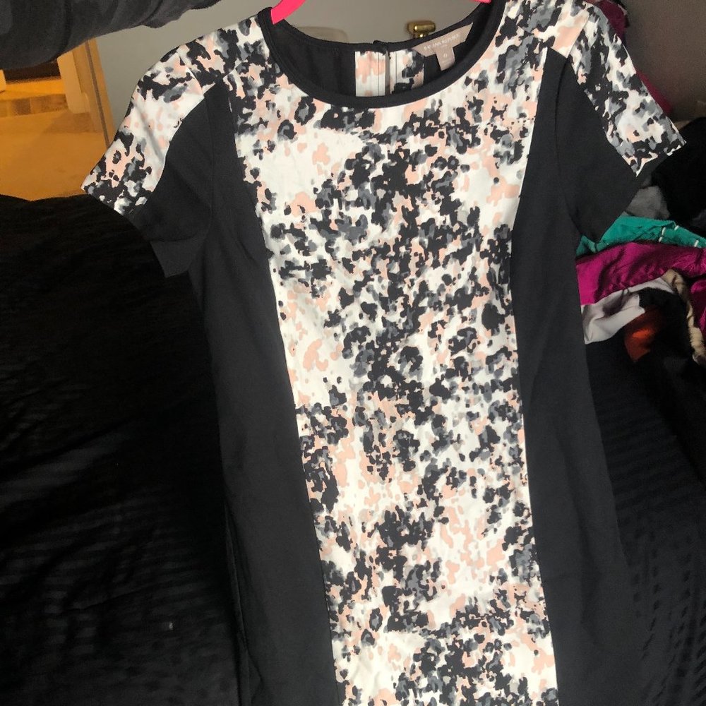Banana Republic multicolor short-sleeve sheath